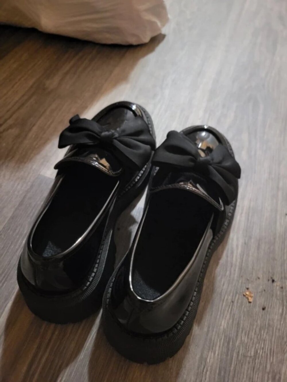 Coquette slip on bow dress shoes